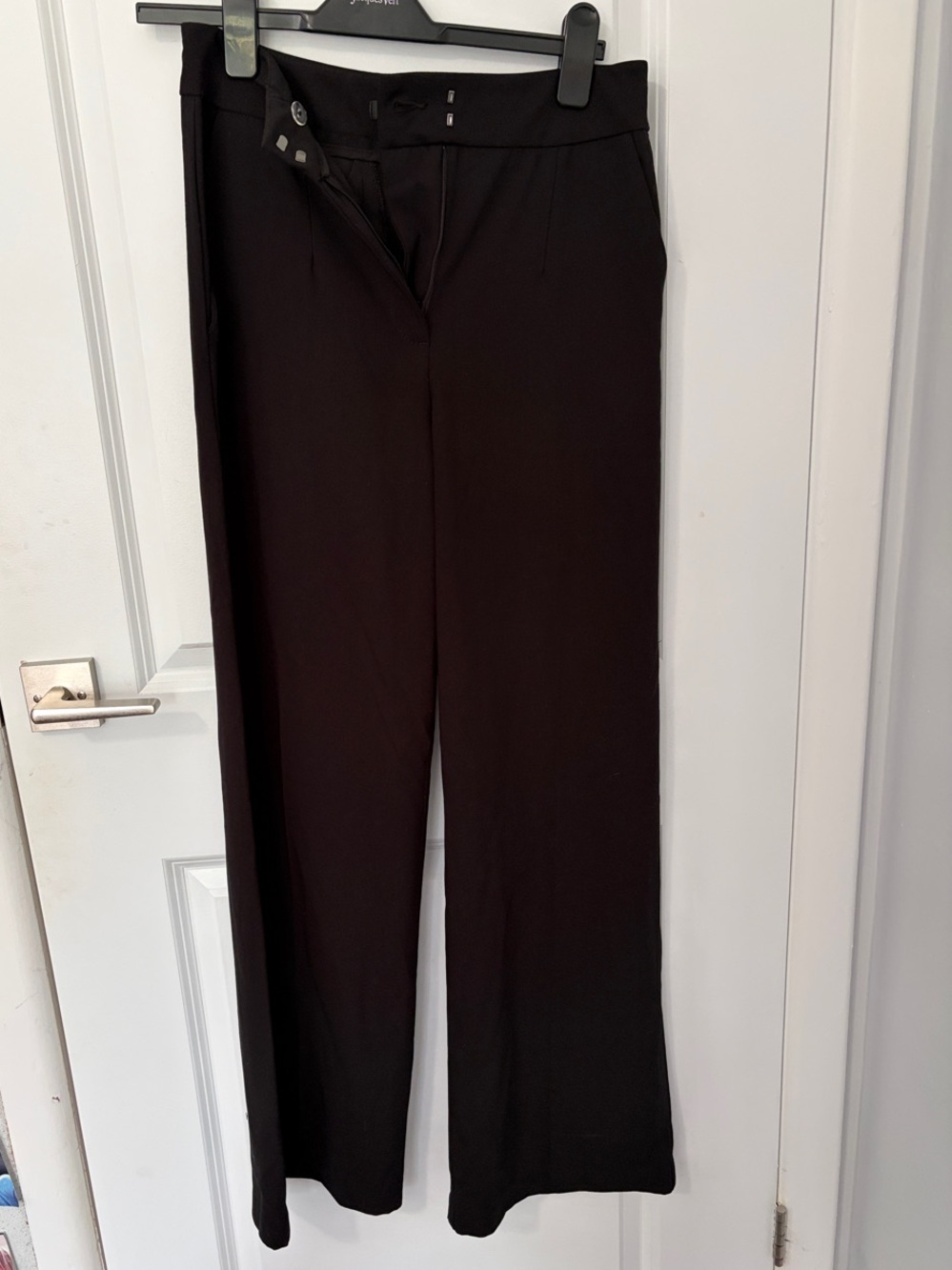 Dynamite Black Wide-Leg Trousers